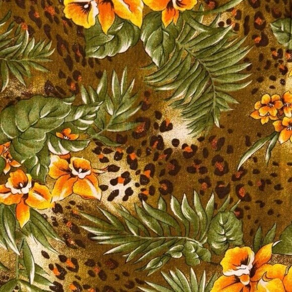 Style Studio Tropical Maxi Dress Medium Beachy Tropical Hawaiian Long Vacation - Picture 2 of 7